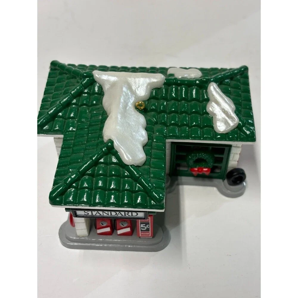 Coca Cola Trim-A-Tree Collection Christmas Ornament Standard Gas Station 1991